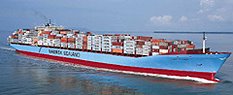 Chastine Maersk container ship